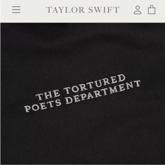 NEW The Tortured Poets Department TTPD Black Jacket XL (NO Patches) - Picture 3 of 14